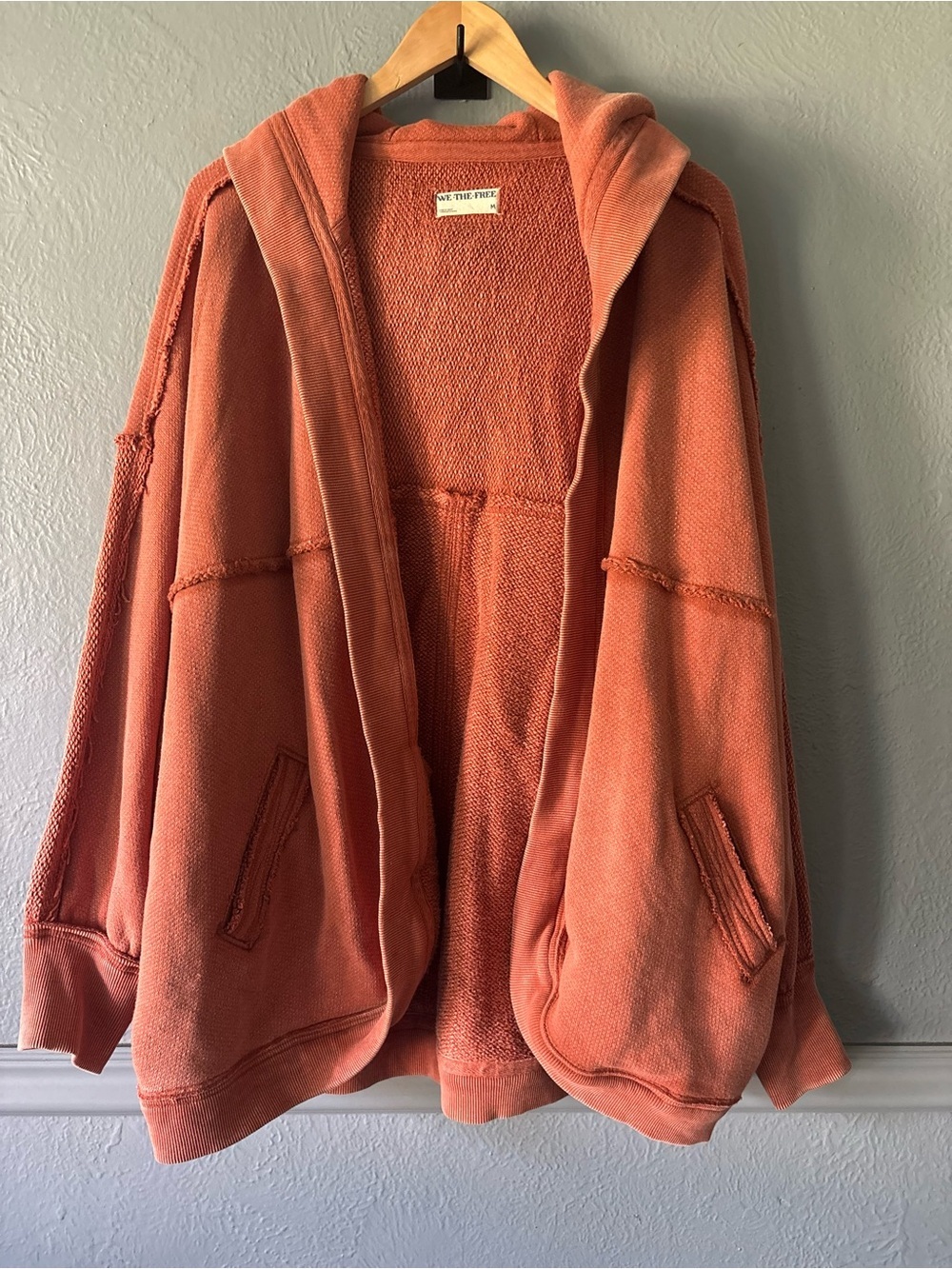 We The Free Forever Cardigan Auburn Cotton Size M